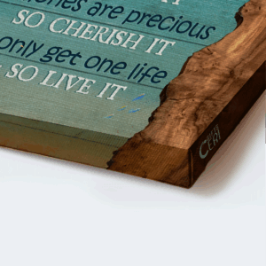 Christian Home Decor Gift: Jesus Landscape Poster with Turtle Ocean View and Starfish - Live Life Fully with this Inspirational Wall Art 1