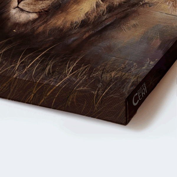 Jesus Landscape Poster Home Decor Gift – Meadow Lion of Judah Lambs of God Peaceful Day