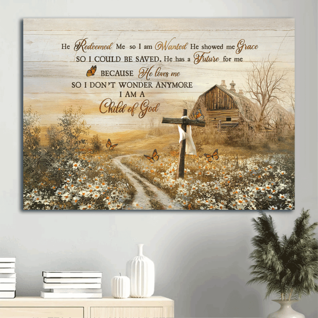 Jesus Landscape Poster Home Decor Gift – Beautiful Farm Old Cross Daisy Field – Christian Wall Art Jesus Landscape Poster Home Decor Gift – Beautiful Farm Old Cross Daisy Field – Christian Wall Art
