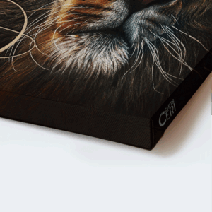 Christian Home Decor Gift - Jesus Lion & Butterfly Landscape Poster - Let Your Faith Shine 3