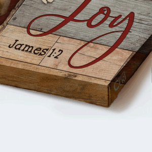 Jesus & White Butterfly Landscape Poster - Gift for Dog Lover & Christian - Today I Choose Joy Home Decor 1