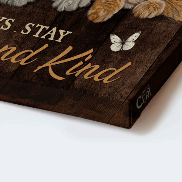 Jesus Cat & Sunflower Landscape Poster – Christian Home Decor Gift