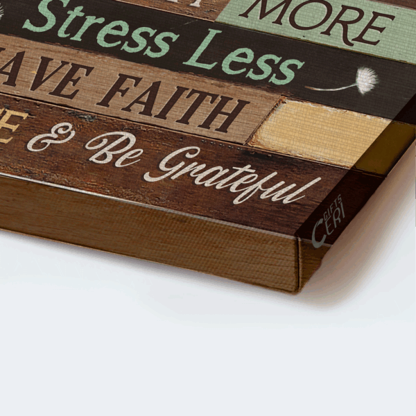 Christian Landscape Poster – Praying Hands Trust God Wall Art Gift for Home Decor