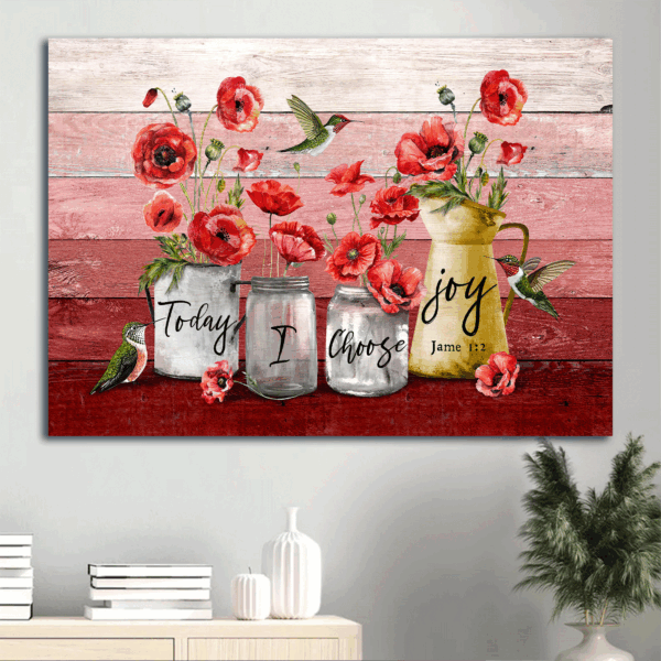 Christian Home Decor Gift: Jesus Landscape & Joy Wall Art Prints