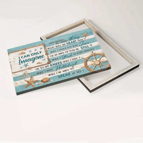 Christian Home Decor Gifts: Jesus & Ocean Seashells Poster Collection