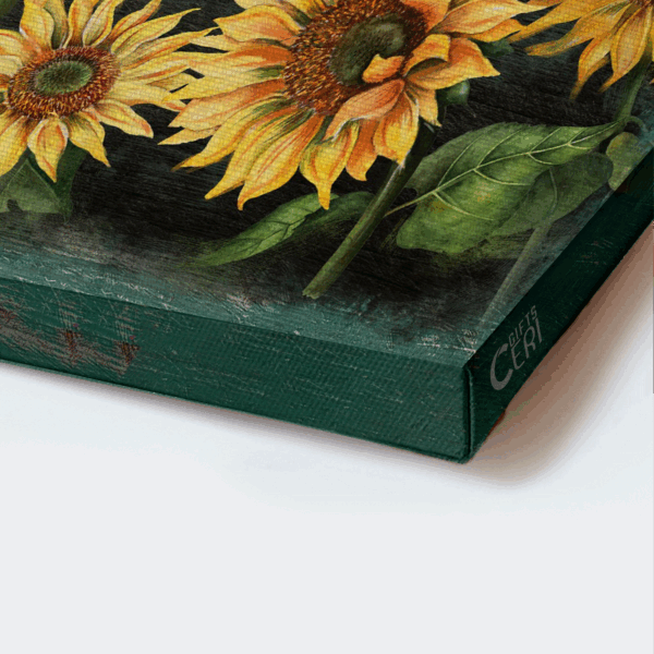 Jesus Landscape Sunflower and Hummingbird Poster Home Decor – Christian Gift of Thankfulness Gratitude and Blessings