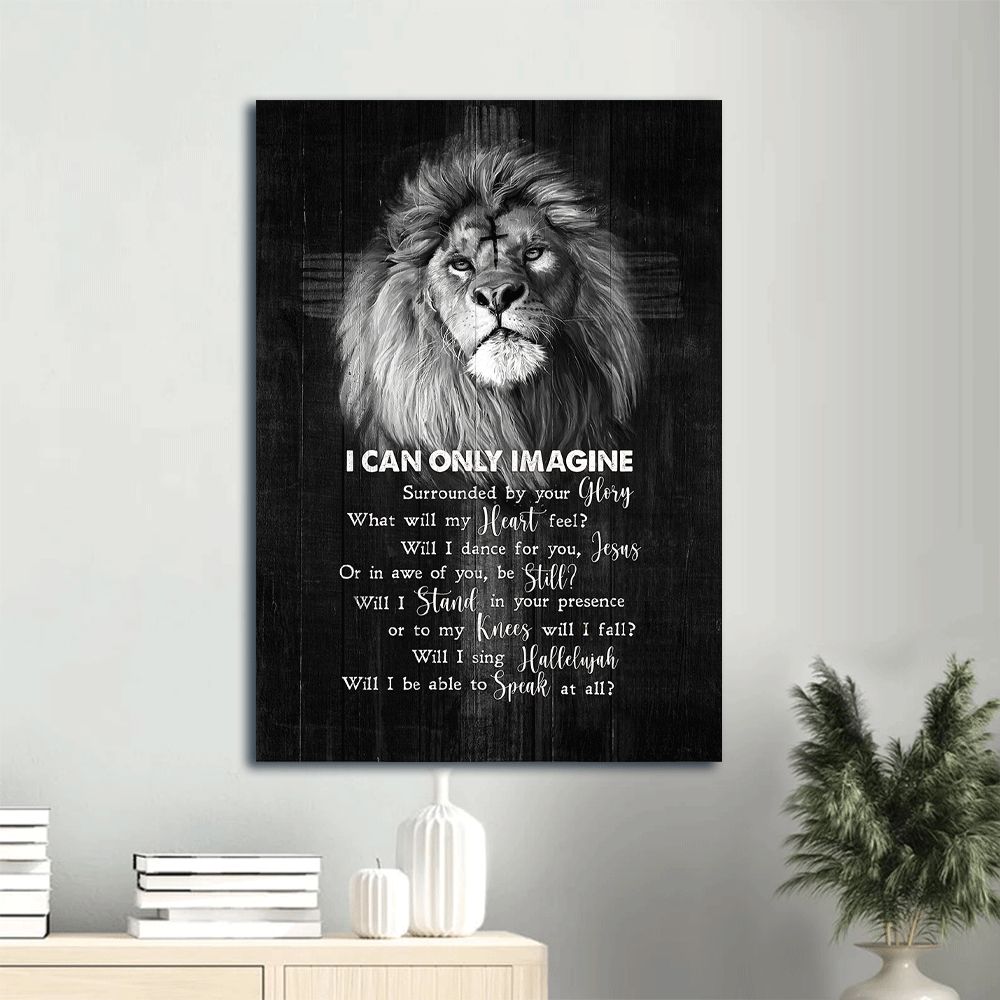 Jesus Lion of Judah Black & White Portrait Poster – Christian Gift Home Decor Wall Art Jesus Lion of Judah Black & White Portrait Poster – Christian Gift Home Decor Wall Art