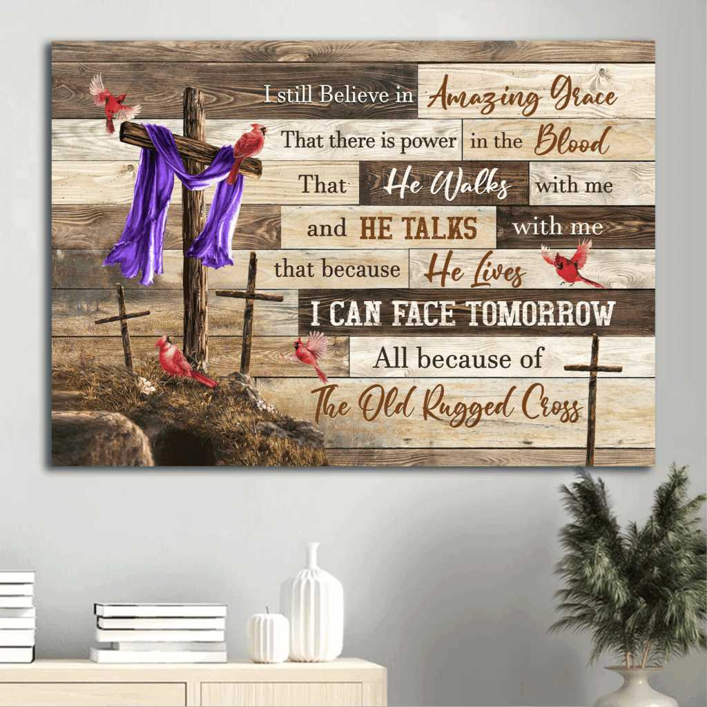 Christian Home Decor Gift Set – Jesus Landscape & Cardinal Painting Posters – Amazing Grace Theme Christian Home Decor Gift Set – Jesus Landscape & Cardinal Painting Posters – Amazing Grace Theme