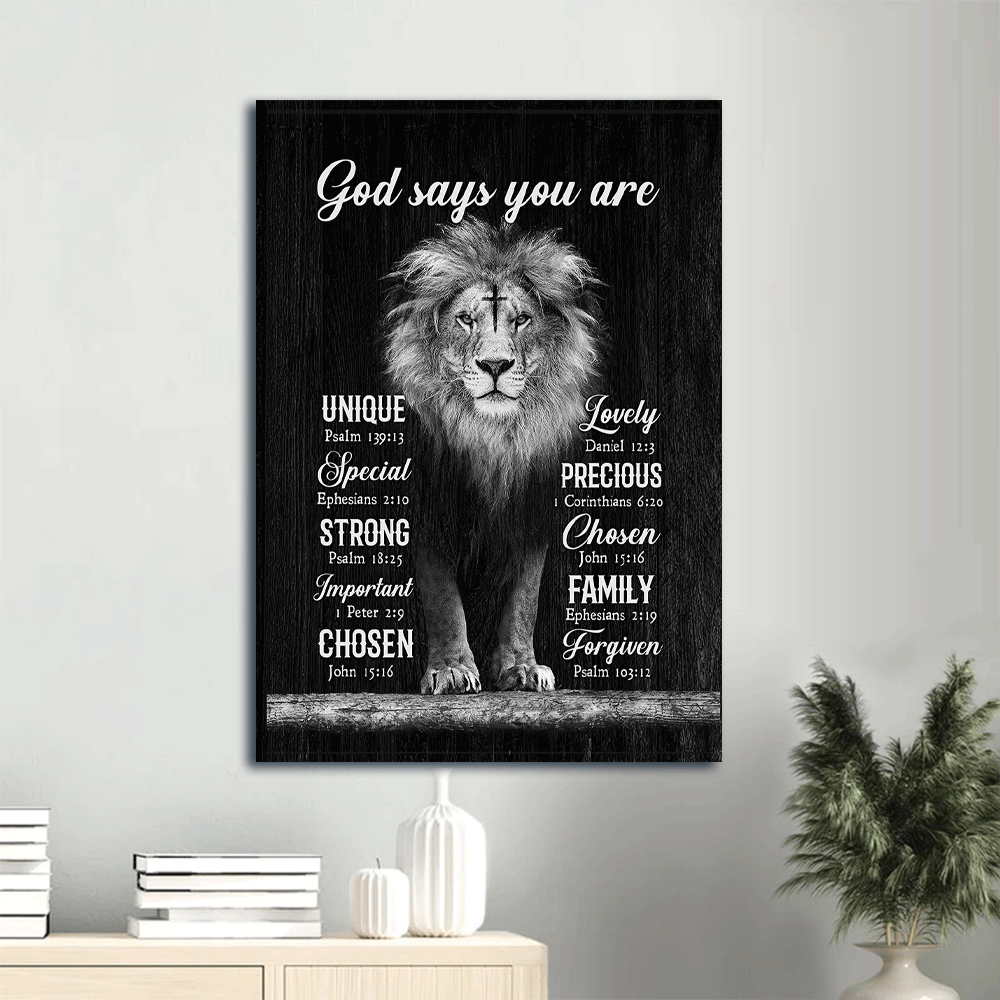 Jesus Portrait Poster Home Decor Gift – Lion of Judah Cross Christian Wall Art Jesus Portrait Poster Home Decor Gift – Lion of Judah Cross Christian Wall Art