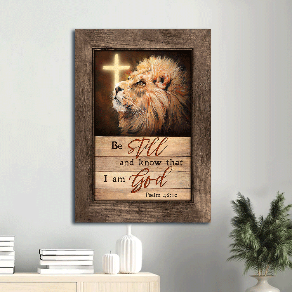 Jesus Lion of Judah Cross Light Poster – Christian Home Decor Gift Jesus Lion of Judah Cross Light Poster – Christian Home Decor Gift