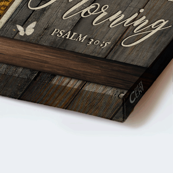 Jesus Landscape & Sunflower Field Bible Verse Poster – Christian Home Decor Gift