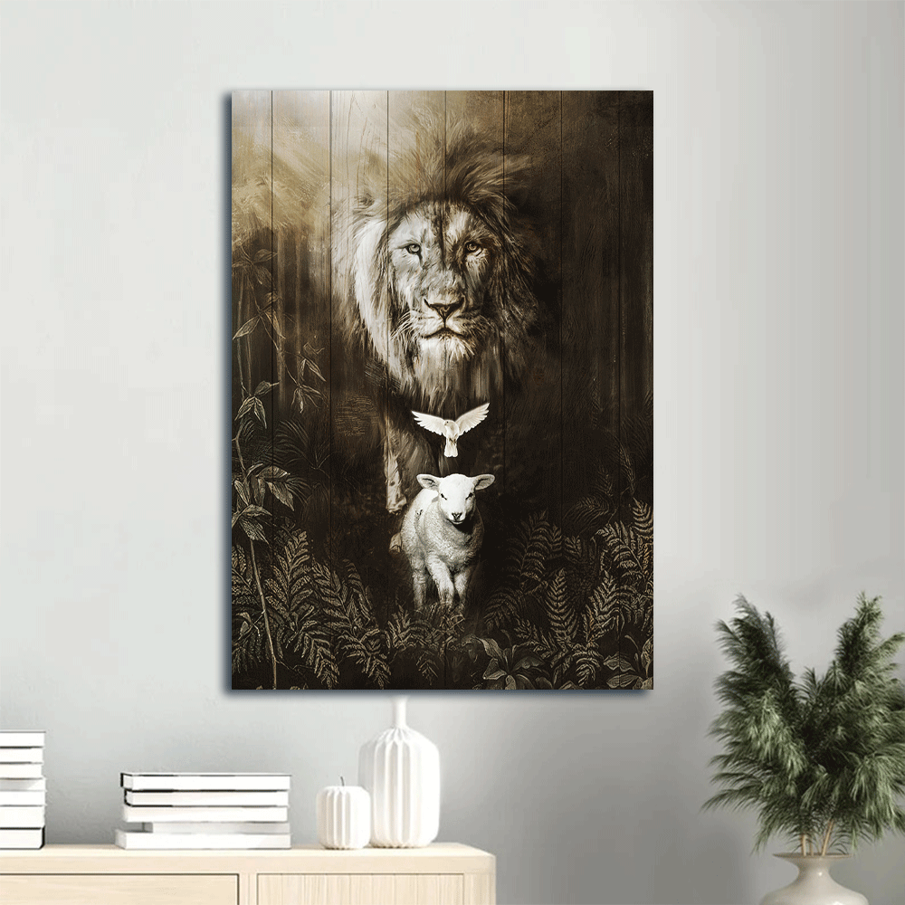 Jesus Portrait Poster – Lion of Judah Lamb of God Dove Home Decor Gift Prints Jesus Portrait Poster – Lion of Judah Lamb of God Dove Home Decor Gift Prints