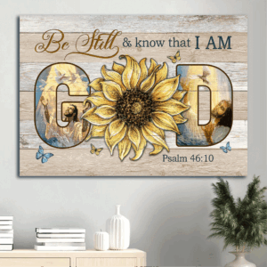 Christian Home Decor Gift Set: Jesus Landscape & Butterfly Posters - Inspirational Wall Art for Christians