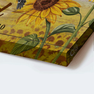 Christian Home Decor Gift - Jesus Landscape & Hummingbird Poster - Be Still & Know That I Am God 1