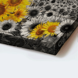 Jesus Landscape & Sunflower Field Poster Home Decor Gift for Christians - Today I Choose Joy 1