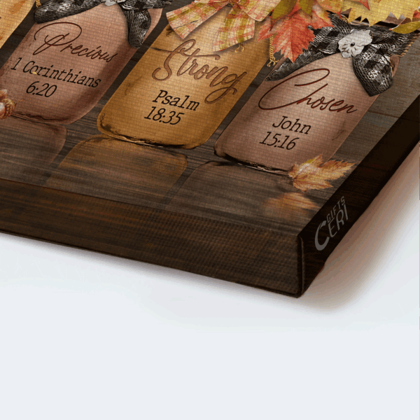 Jesus Landscape and Autumn Sunflower Drawing Poster – Christian Home Decor Gift – God Says You Are Special