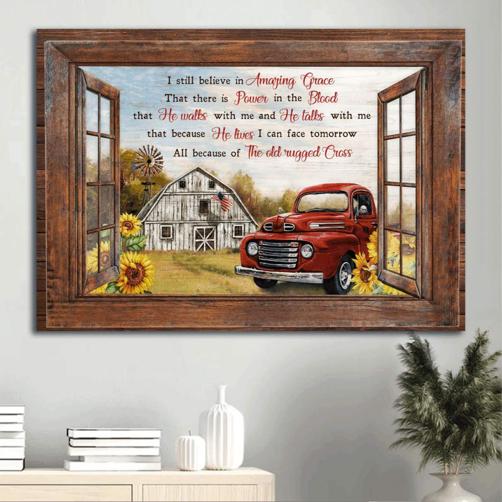 Jesus Landscape Poster Home Decor Gift – Sunflower Farm Red Ladybug Car Vintage House – Christian Gift – Amazing Grace Poster Jesus Landscape Poster Home Decor Gift – Sunflower Farm Red Ladybug Car Vintage House – Christian Gift – Amazing Grace Poster