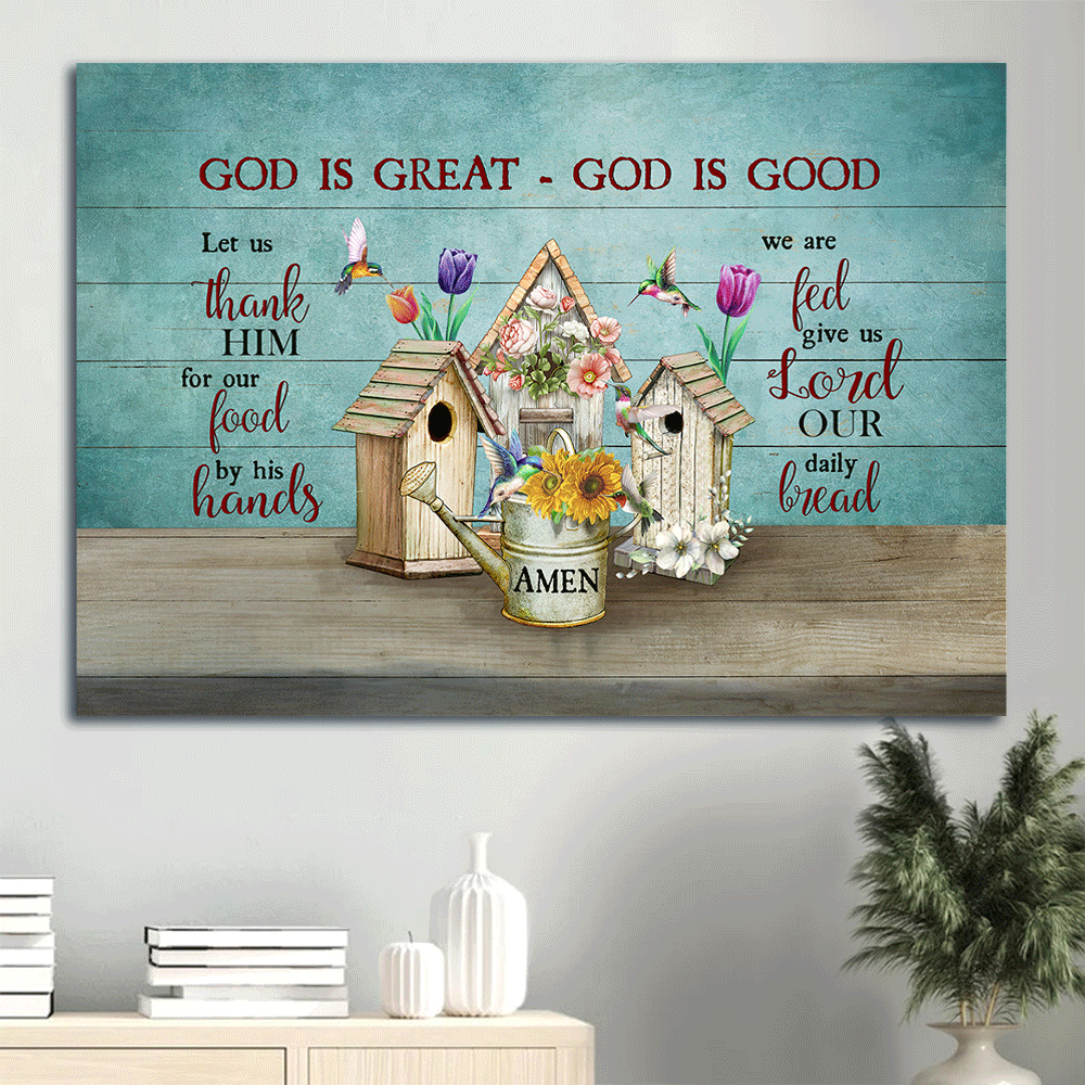 God is Great Jesus Landscape Poster Home Decor Gift – Colorful Flowers Hummingbirds Poster Home Decor Gift Wall Art for Christian Home God is Great Jesus Landscape Poster Home Decor Gift – Colorful Flowers Hummingbirds Poster Home Decor Gift Wall Art for Christian Home