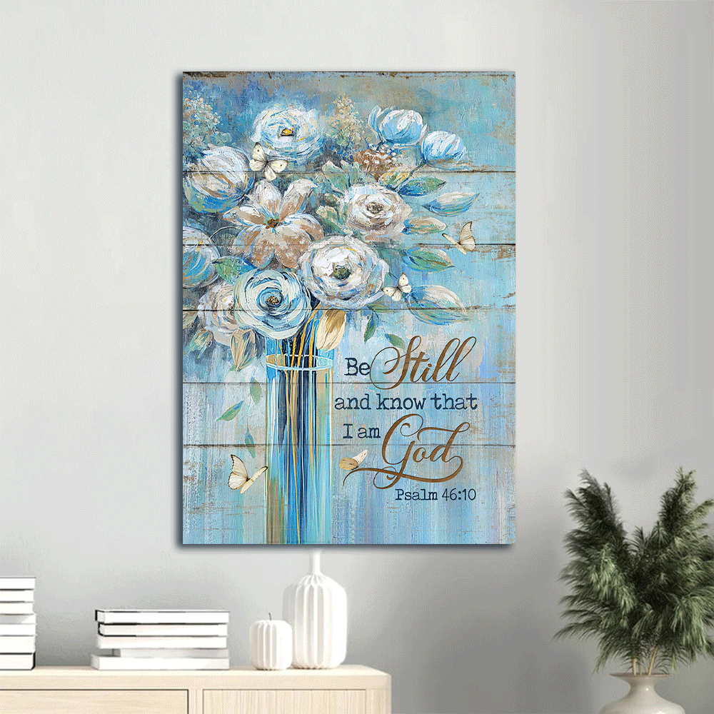 Christian Home Decor Gift: Jesus Portrait Poster with Bible Verse Flower Painting & Butterfly – Christian Wall Art Christian Home Decor Gift: Jesus Portrait Poster with Bible Verse Flower Painting & Butterfly – Christian Wall Art