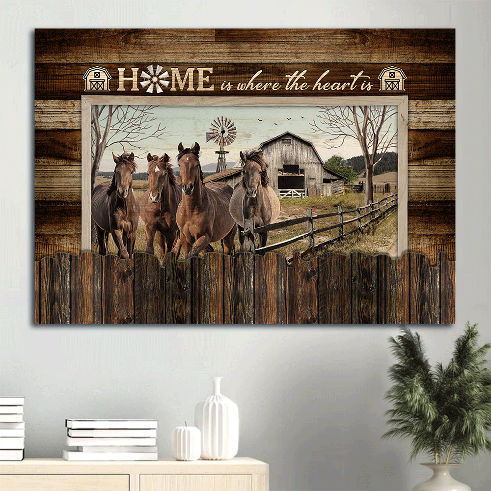 Christian Home Decor: Jesus Landscape Poster Gift – Quarter Horses Meadow Land & Christian Wall Art Christian Home Decor: Jesus Landscape Poster Gift – Quarter Horses Meadow Land & Christian Wall Art