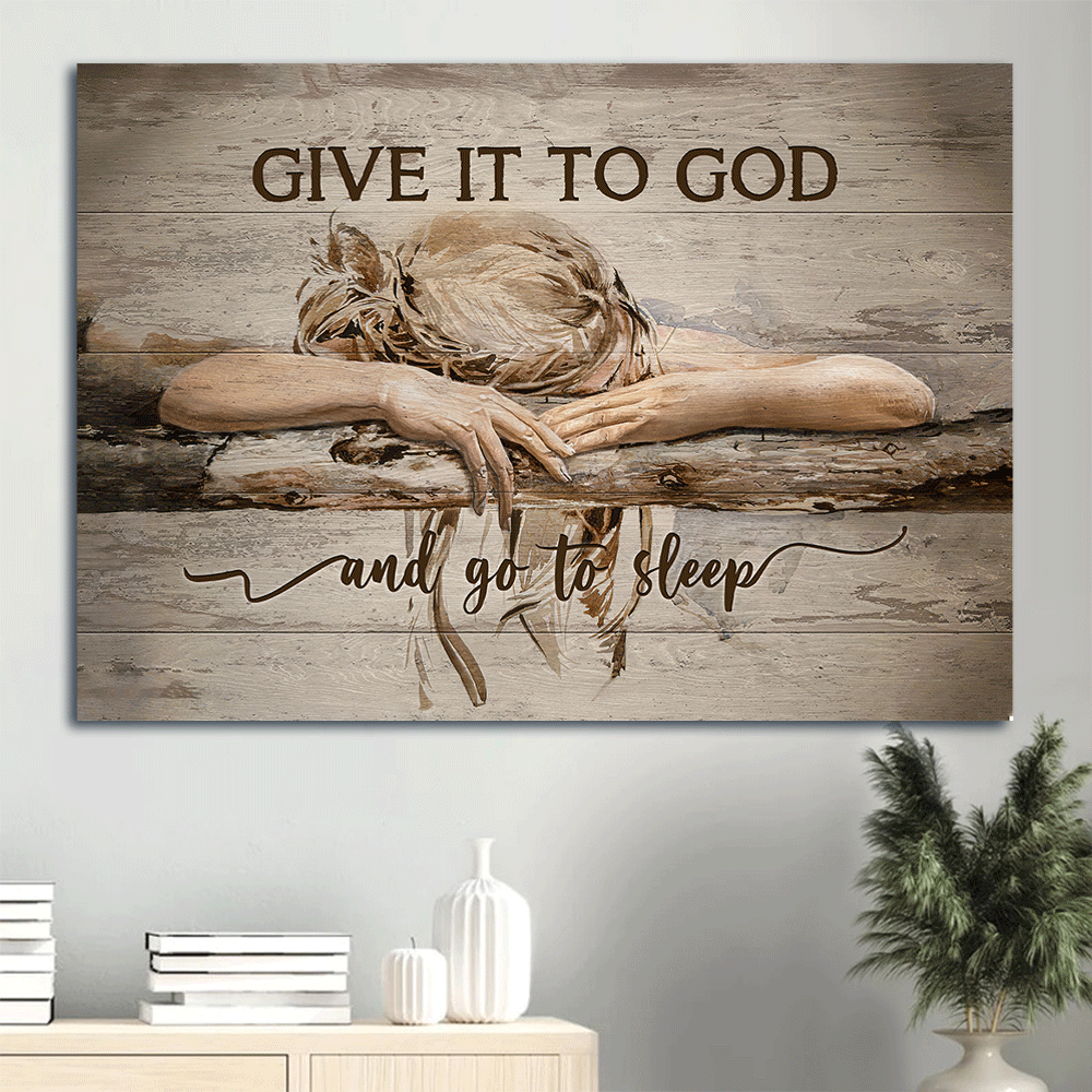 Sleeping Girl Jesus Landscape Poster – Christian Home Decor Gift Prints and Wall Art Sleeping Girl Jesus Landscape Poster – Christian Home Decor Gift Prints and Wall Art