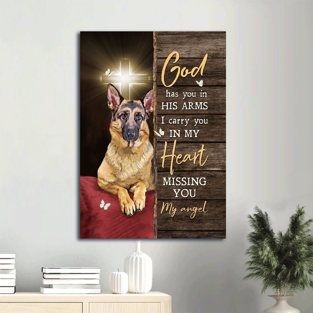 German Shepherd and Jesus Portrait Poster Home Decor Gift – Dog Lover Wall Art with Christian Theme German Shepherd and Jesus Portrait Poster Home Decor Gift – Dog Lover Wall Art with Christian Theme