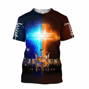 Jesus Shirt Christian Apparel Jesus Is My Savior My Healer My Refuge T-shirt Jesus Hoodie 2025 1