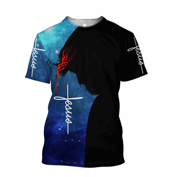 Jesus Shirt Let Your Faith Be Bigger Than Your Fear Blue T-shirt Jesus Hoodie Christian Apparel 2025