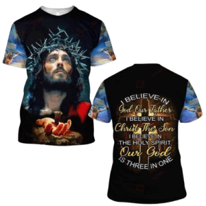 Jesus Shirt I Believe In God Our Father Christ The Son Our God T-shirt Jesus Hoodie Christian Apparel 2025 3