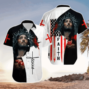 Faith Jesus Aloha Hawaiian Shirts for Couples - Cool Design HAW1281