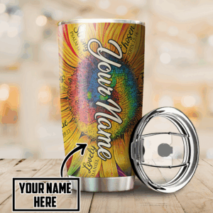 jesus-Daisy God Say You Are Personalized Name Stainless Steel Tumbler 20Oz DA20052102 - Jesus Lover Men Women