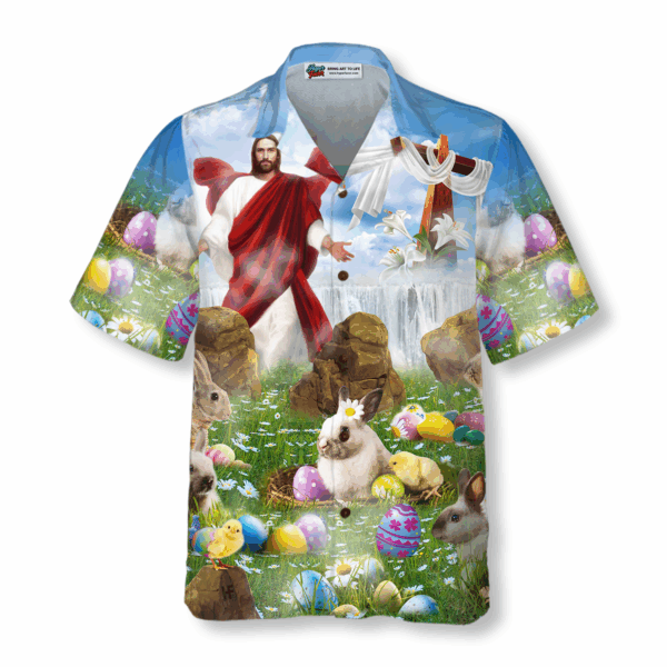 Jesus Is Risen Hawaiian Shirt – Celebrate Easter in Style!