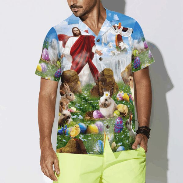 Jesus Is Risen Hawaiian Shirt – Celebrate Easter in Style!