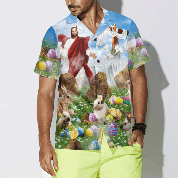 Jesus Is Risen Hawaiian Shirt – Celebrate Easter in Style!