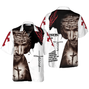 Jesus Is My Everything Hawaiian Shirt - Faith-inspired Aloha Wear for Men