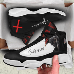 Child Of God Jesus Basketball Shoes Thick Soles Christian Gifts