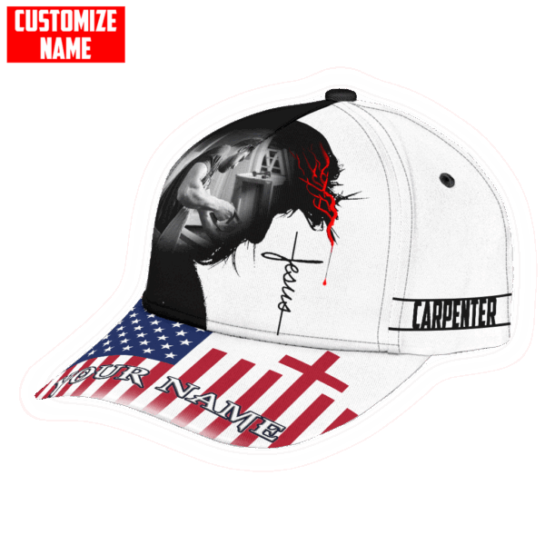 Personalized Name Carpenter Classic Cap Jesus – Gift 2025 for Men Women