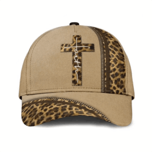 LEOPARD FAITH JESUS CROSS CLASSIC CAP .CPD - Gift 2025 for Men Women