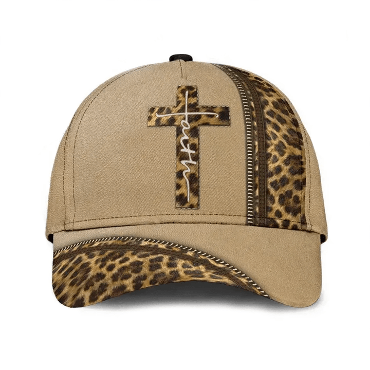 LEOPARD FAITH JESUS CROSS CLASSIC CAP .CPD – Gift 2025 for Men Women LEOPARD FAITH JESUS CROSS CLASSIC CAP .CPD – Gift 2025 for Men Women
