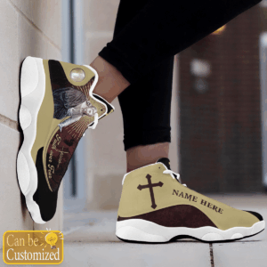 Jesus Faith Over Fear God Figure custom name Air Jordan 13 Shoes - Gift for Men Women 3