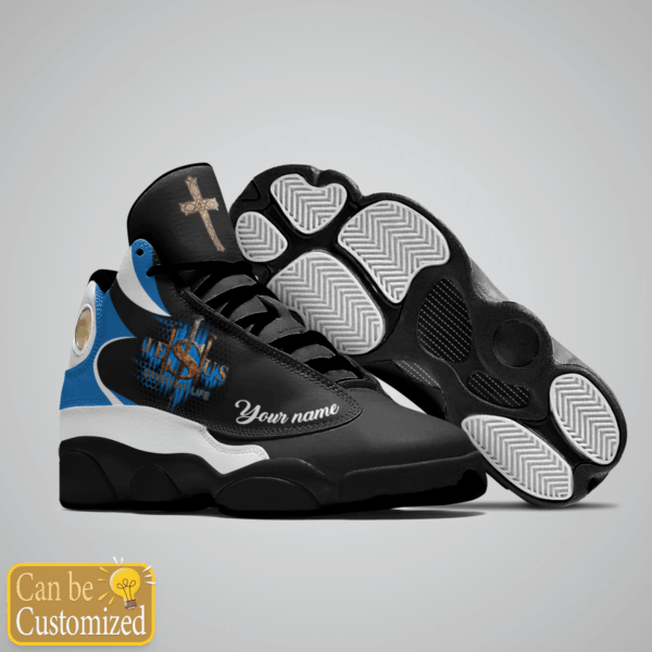 Jesus Faith over Fear Saved my life custom name Air Jordan 13 Shoes – Gift for Men Women