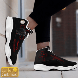 Man Of Faith Black Jesus custom name Air Jordan 13 Shoes Gift for Men Women 3