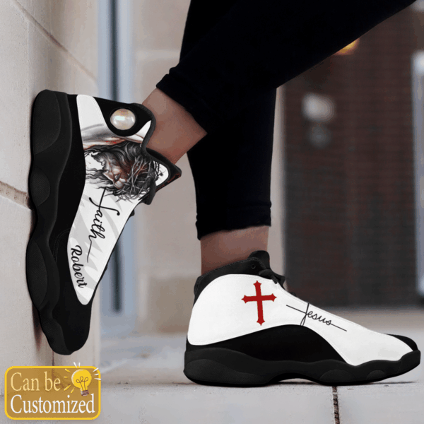Jesus Faith Basic custom name Air Jordan 13 Shoes – Gift for Men Women