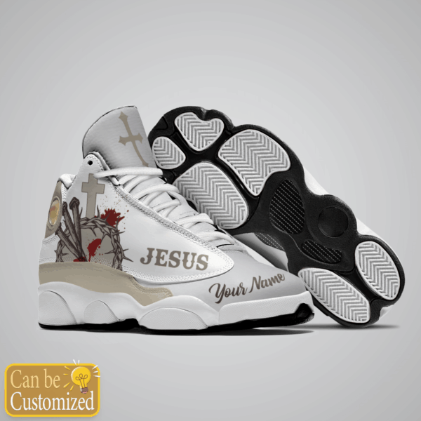 Jesus Walk by faith custom name Air Jordan 13 Shoes – Gift for Men Women