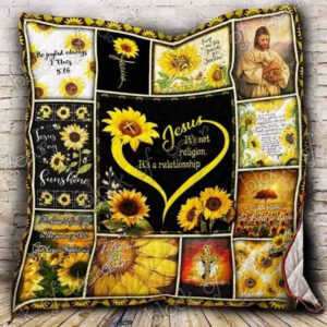 Personalized Jesus Relationship 3D Quilt - Customized Christian Home Decor