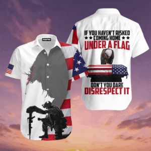 American Veteran Jesus Hawaiian Shirt for Men & Women Patriotic Design WT5460