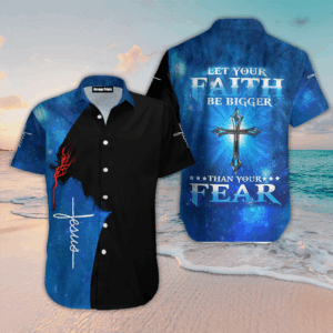 Jesus Let Your Faith Aloha Hawaiian Shirts - Men s and Women s Collection