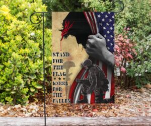 Jesus American Flag Stand For The Flag Kneel For THe Gross