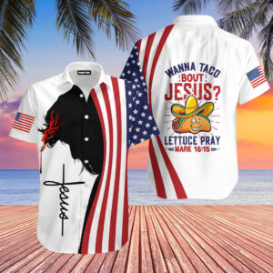 Cinco De Mayo Jesus Taco Aloha Hawaiian Shirt HW601 - Fun and Festive Design