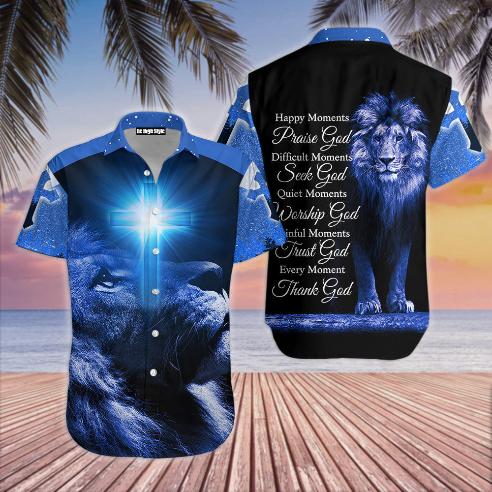Christian Jesus Aloha Lion Hawaiian Shirt Unique HW3049 Design Christian Jesus Aloha Lion Hawaiian Shirt Unique HW3049 Design